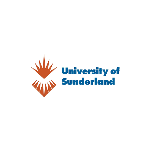 Logo of the University of Sunderland.