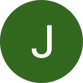 Green circle with white letter "J".